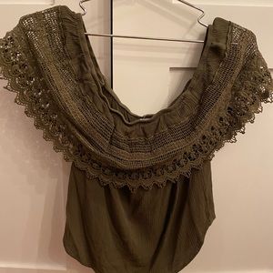 Excellent condition off the shoulder top